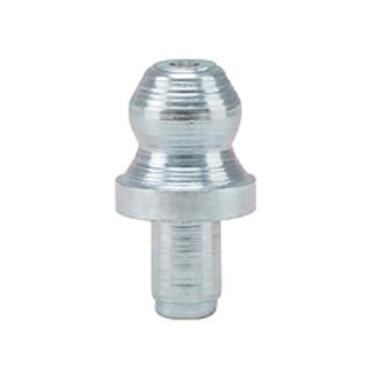 Hydraulic grease nipples H1 A, straight, 180°, acc to DIN 71 412, hardened, galvanized, drive fit version